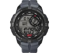 Timex Orologio da uomo UFC Rush da 52 mm, cinturino grigio, quadrante digitale, cassa nera TW5M59300