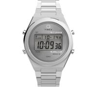 Timex Orologio digitale al quarzo da uomo Q, argento, Bracciale