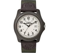 Timex Orologio Expedition da uomo con cinturino in nylon/pelle verde T49101