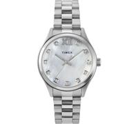 Timex Orologio Legacy 36mm Donna, Tonalità argento/argento/madreperla, classico