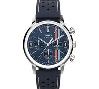 Timex Orologio Analogico al Quarzo Uomo con Cinturino in Pelle TW2W99000VQ
