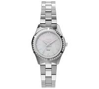 Timex Orologio solare da donna Premium Dress da 28 mm, Tonalità argento., Bracciale