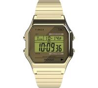 Orologio Timex T80 34mm - Tonalità dorata con cinturino di espansione in acciaio inossidabile TW2R79000