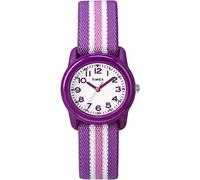Orologio per bambini TIMEX TIME MACHINES 29mm in tessuto elastico a righe viola TW7C06100
