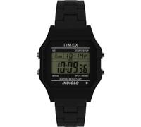 Timex Orologio unisex T80 36mm - cinturino nero quadrante digitale cassa nera, nero