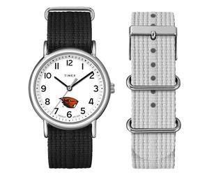 Timex - Orologio unisex Weekender, 38 mm, Oregon State Beavers, nero