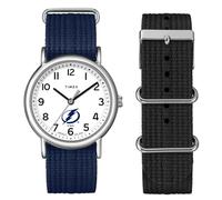 Timex - Orologio unisex Weekender, 38 mm, Tampa Bay Lightning, Blu