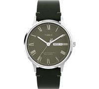 Timex Orologio Waterbury Classic 40mm Uomo, Verde/Verde/Acciaio inossidabile, Classico
