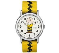 Timex Peanuts Charlie Marrone Weekender Orologio 38mm Impermeabile TW2R41100