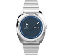 Timex Q 1975 Enigma Reissue Orologio Cinturino in Acciaio Inossidabile Argento Quadrante Blu TW2W59800
