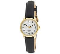 Timex Easy Reader T20433 Orologio da donna con cinturino in pelle nera da 25 mm