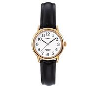 Timex Easy Reader T20433 Orologio da donna con cinturino in pelle nera da 25 mm