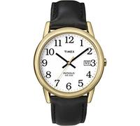 Timex T2H291 Orologio al quarzo da uomo, con cinturino in pelle nera, da 35 mm