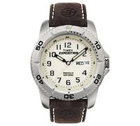 Timex T46681SU Orologio da Polso da Uomo, Pelle, Marrone