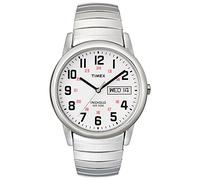 Timex T20461PF Orologio Analogico da Polso da Uomo, Acciaio Inox, Bianco/Argento