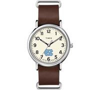 Timex Tribute Cinturino in pelle al quarzo da uomo Collegiate Weekender 40mm