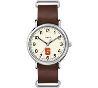 Timex Tribute Cinturino in pelle al quarzo da uomo Collegiate Weekender 40mm