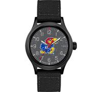 Timex Tribute Collegiate Scout 40mm cinturino in tessuto al quarzo, Kansas Jayhawks
