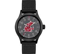Timex Tribute Collegiate Scout 40mm cinturino in tessuto al quarzo, Washington State Cougars