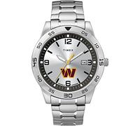 Timex Tribute NFL Citation 42mm Orologio da uomo - Washington Commanders con cinturino di espansione in acciaio inossidabile, Comandanti di Washington, moderno
