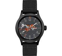 Timex Tribute NFL Scout 40mm Cinturino in tessuto al quarzo da uomo, Cincinnati Bengals, moderno
