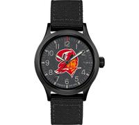 Timex Tribute NFL Scout - Bracciale da uomo in tessuto al quarzo, 40 mm, Tampa Bay Buccaneers., Classico