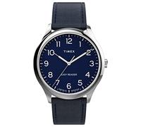 Orologio Uomo TIMEX EASY READER TW2V27900 Pelle Blu