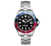 Timex TW2V72100 Harbor Side Orologio Automatico, Impermeabile fino a 5 ATM, Vetro Minerale, Quadrante Navy, Uomo