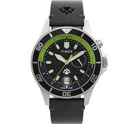 Timex Orologio TW2W21900 analogico al quarzo con cinturino in pelle Uomo