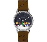 Timex Orologio Analogico al Quarzo Unisex-Adulto con Cinturino in Pelle TW2W472000Q