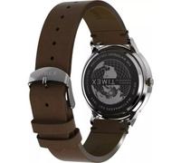 Timex Orologio Waterbury TW2W50600 da 40 mm, quadrante crema, cinturino in pelle marrone
