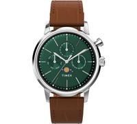 Timex Orologio Multi-quadrante al Quarzo Uomo con Cinturino in Pelle TW2W51000