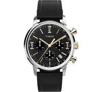Timex Orologio Cronografo Marlin TW2W51500 – Al quarzo 40 mm, quadrante grigio sunray da uomo