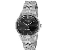 Timex TW2W93200 Orologio Unisex Marlin TW2W93200 Carica Automatica, Impermeabile fino a 50 m, Acrilico, Quadrante Nero, Acciaio Inossidabile, Nero, nero, 100%