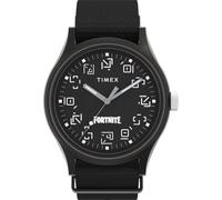 Timex Orologio Uomo Fortnite TW2W97000 Analogico al Quarzo Cinturino Tessuto Nero