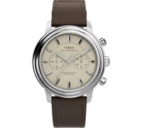 Timex Orologio Cronógrafo al Quarzo da Uomo con Cinturino in Pelle TW2Y23500