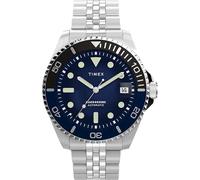 Timex TW2Y50700 Harborside Orologio da polso automatico da uomo da 40 mm, con bracciale in acciaio inox