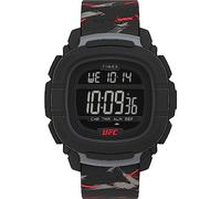 Timex UFC Men's Shockxl 47mm Watch - Black Strap Digital Dial Black Case