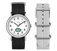 Timex Unisex Weekender Box Set 38mm Orologio - NY Jets, nero