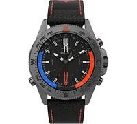 Timex Orologio TW2V03900 Analogico al quarzo uomo, cinturino in tessuto, nero sportivo