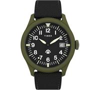 Timex Orologio Uomo Expedition TW2W34400 - Analogico, cinturino in tessuto, Nero, Taglia ONE SIZE
