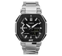 Timex Orologio Analogico-Digitale al Quarzo Uomo con Cinturino in Acciaio Inossidabile TW2V84600