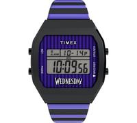 Timex Orologio Digitale al Quarzo da Uomo con Cinturino in Acciaio Inossidabile TW2Y19500
