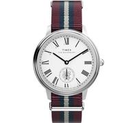 Timex Orologio da polso analogico al quarzo da uomo Waterbury Metropolitan, multicolore, cinghia