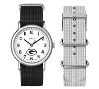 Timex Weekender Box Set 38mm Orologio Unisex - Green Bay Packers, nero
