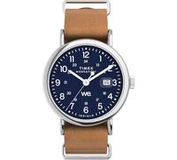 Timex Orologio Analogico al Quarzo da Uomo con Cinturino in Pelle TW2W86800