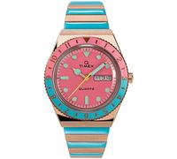 Timex Women Analogue Watch with a Stainless Steel Strap Q