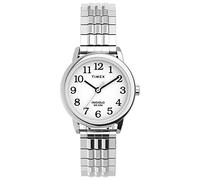 Timex Women's Easy Reader 25mm Perfect Fit Quartz Stainless Steel Strap, Silver-Tone, 12 Casual Watch (Model: TW2V058009J)