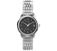 Timex Women's Easy Reader 25mm Quartz Stainless Steel Strap, Silver, 12 Casual Watch (Model: TW2V467009J)