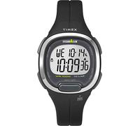 Timex Women's Ironman Transit 33 mm Watch, Nero/tono argento, 12mm., Cronografo